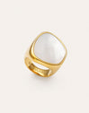 Ibiza Ring, Edelstahl, vergoldet