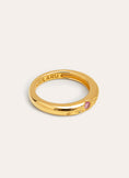 Karma Pink Ring, Vergoldet