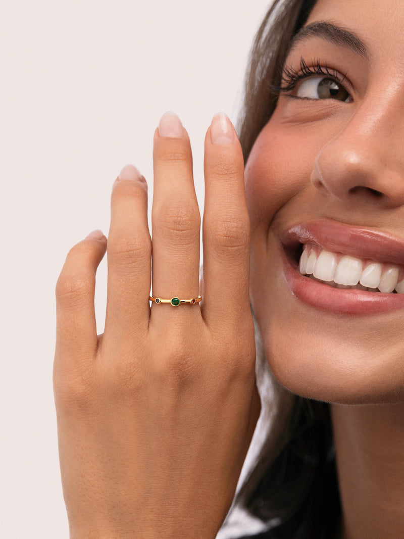 Anello Leonor Prado Placcato Oro