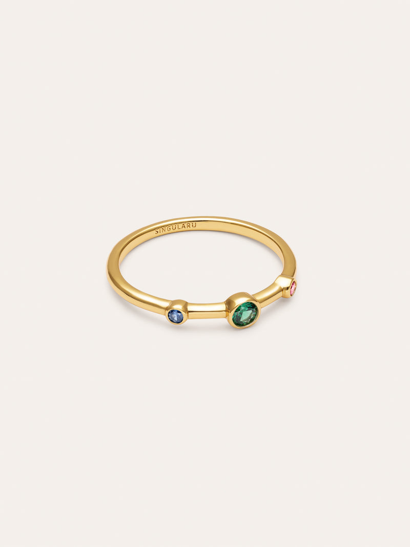 Anello Leonor Prado Placcato Oro