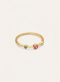 Anello Leonor Rosa Placcato Oro