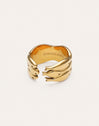 Ring Maui Stahl vergoldet