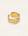 Ring Maui Stahl vergoldet