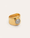 Anillo My Blue Stone Baño Oro
