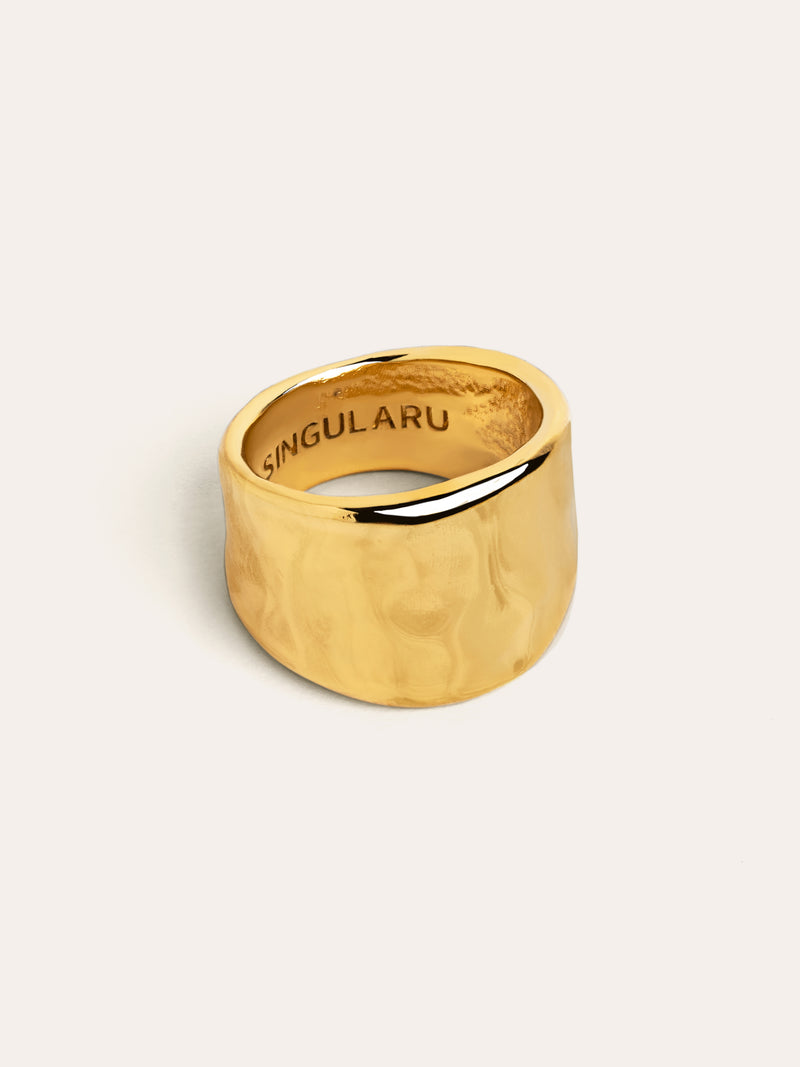 My Ocean Ring Gold-Plated Steel