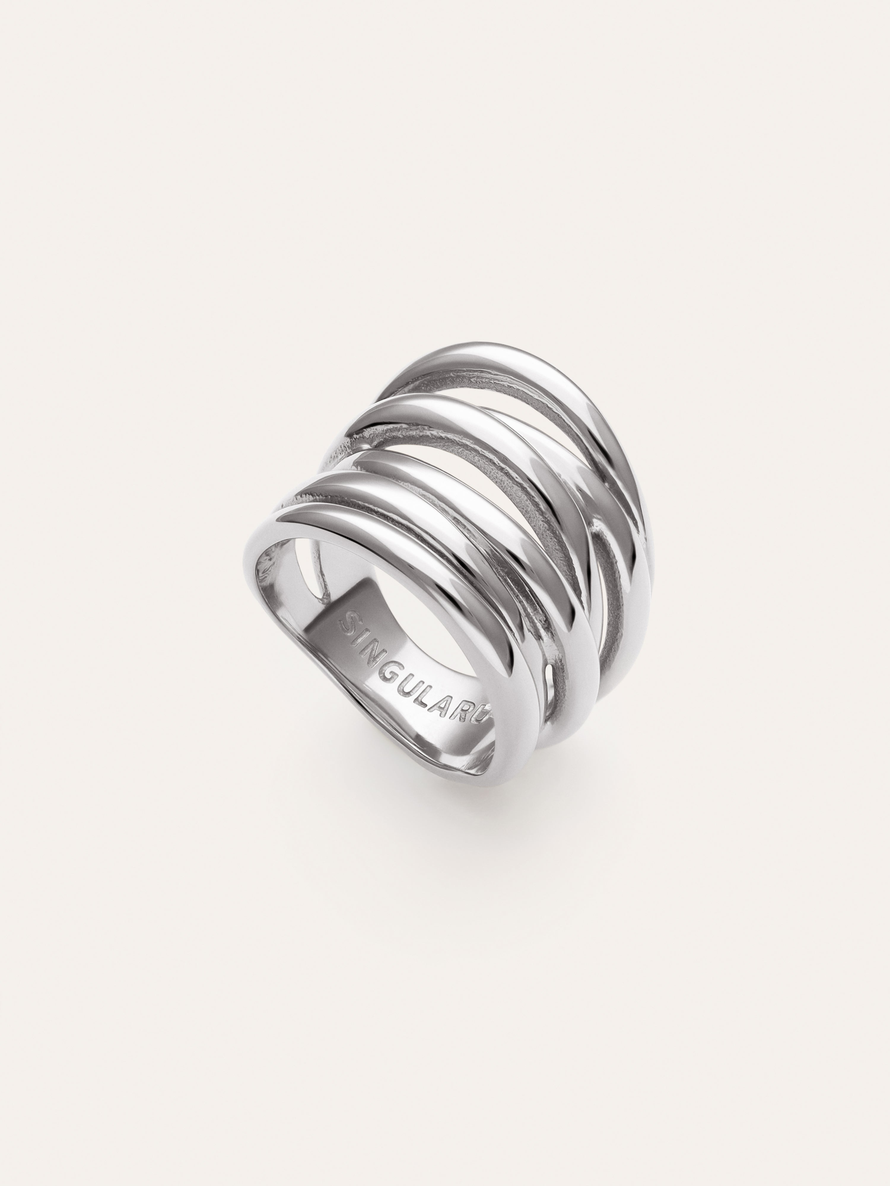 Ondina Ring aus Stahl