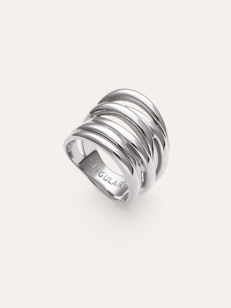 Ondina Ring aus Stahl