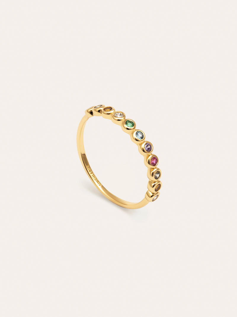 Orbit Ring, vergoldet