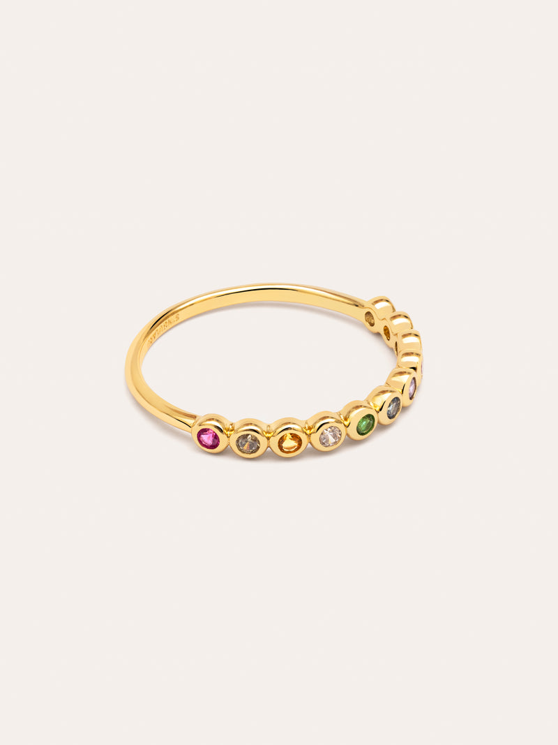 Orbit Ring, vergoldet