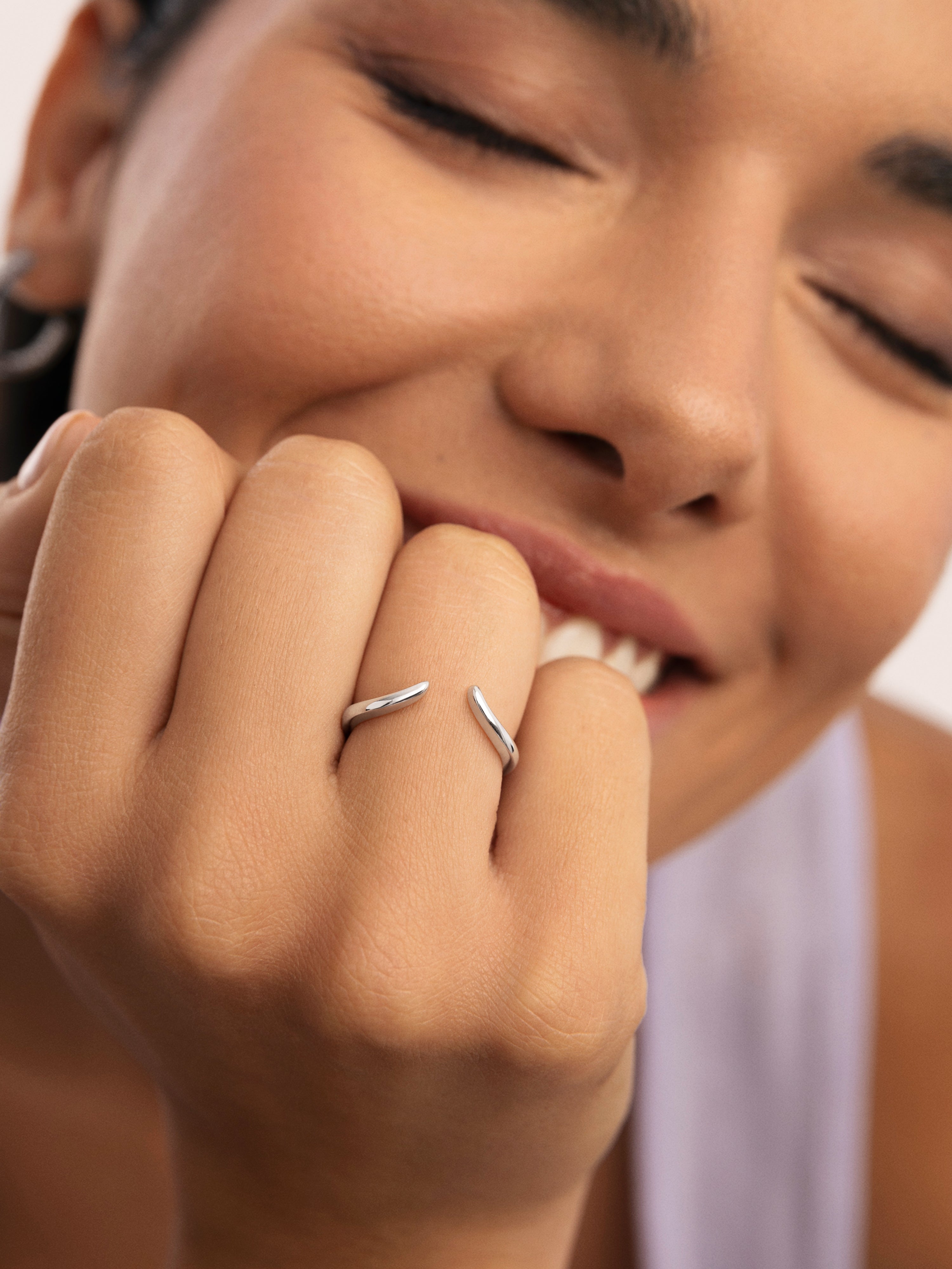 Peak Scarlett Ring, Silber