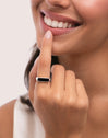 Anillo Proa Negro Acero
