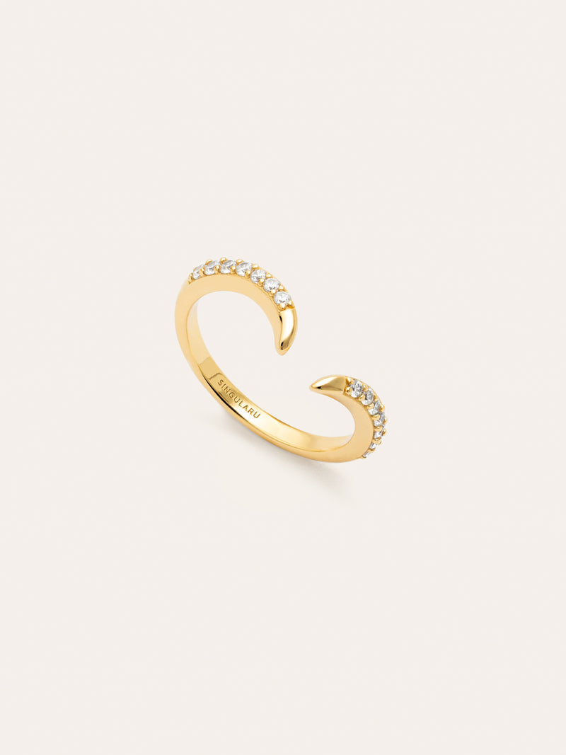 Peak Scarlett Spark Gold Ring