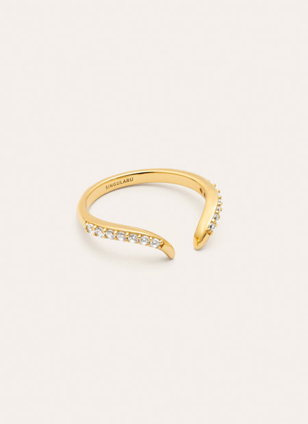 Peak Scarlett Spark Gold Ring