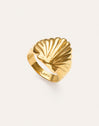 Bague Shelly Acier Plaqué Or