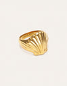 Bague Shelly Acier Plaqué Or