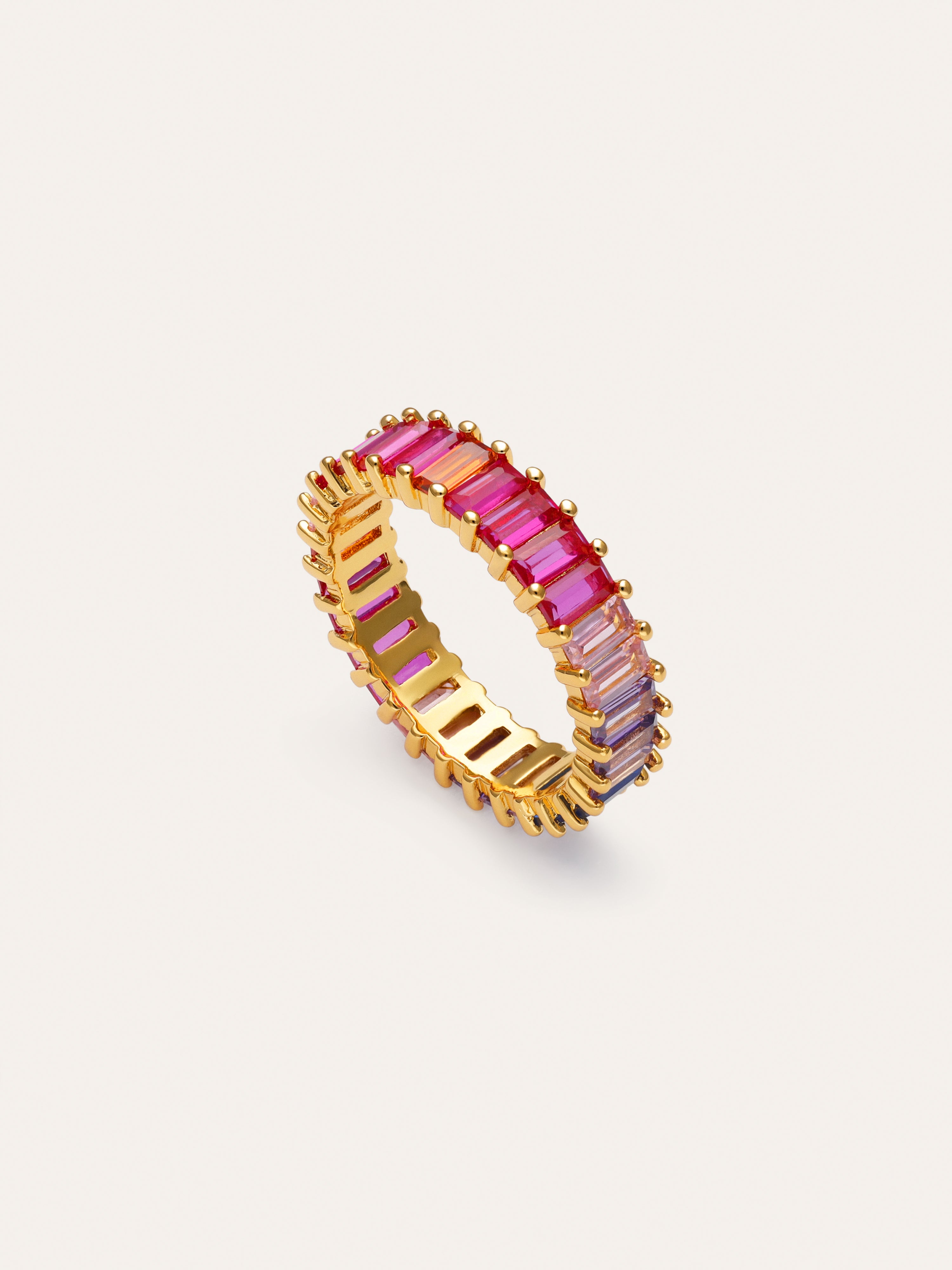 Anillo Sia Berries Baño Oro