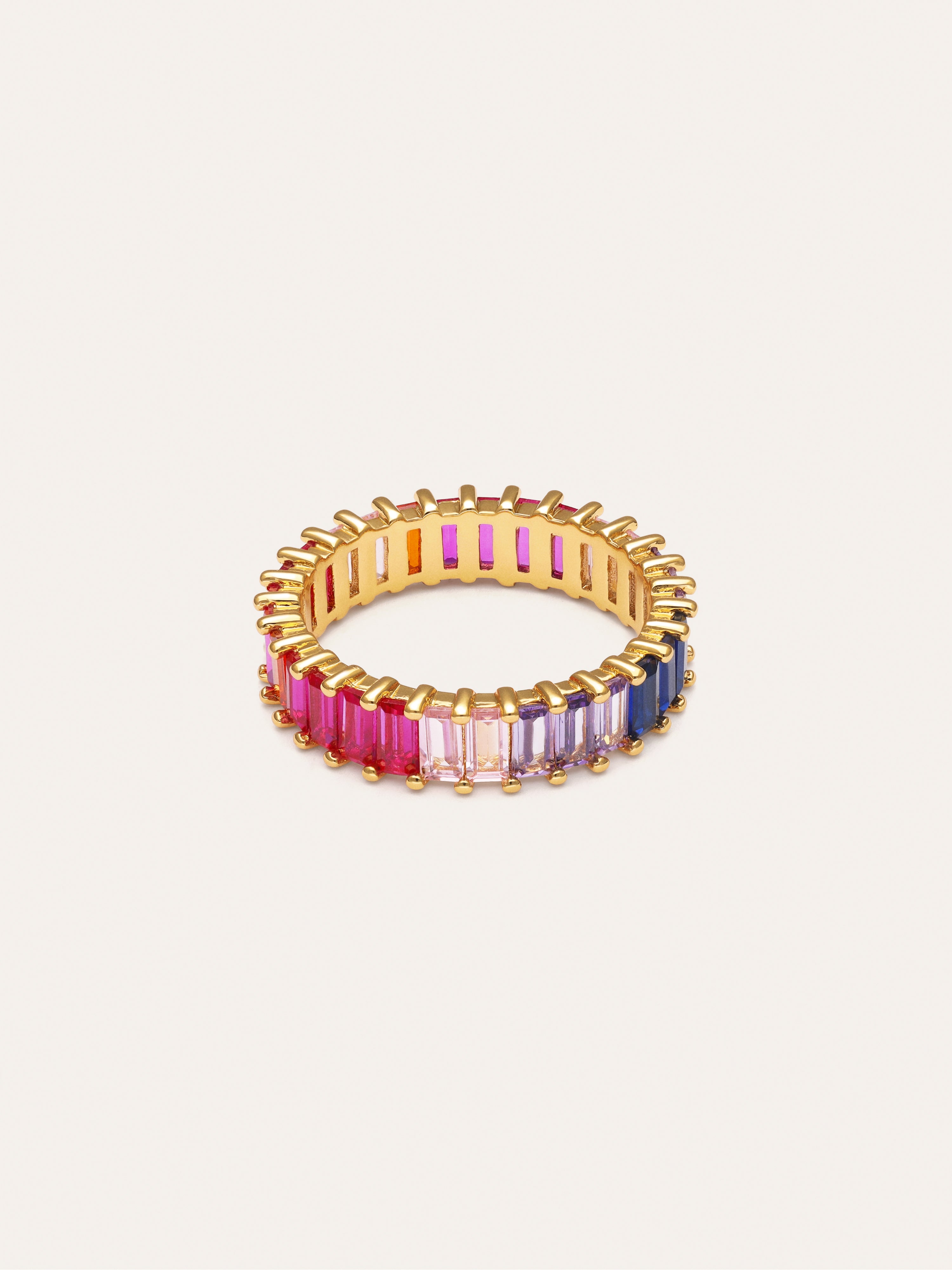Anillo Sia Berries Baño Oro