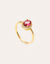 Anillo Strawberry Colors Baño Oro