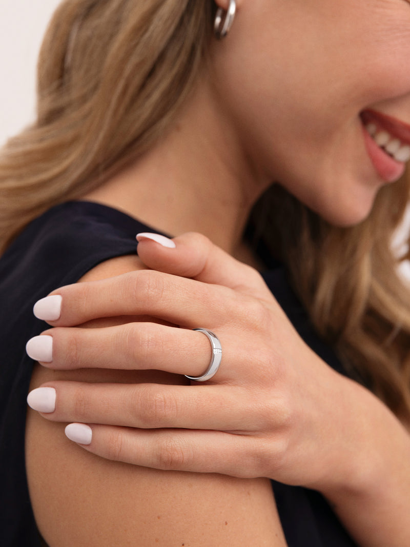Ring Starla Sparks Edelstahl
