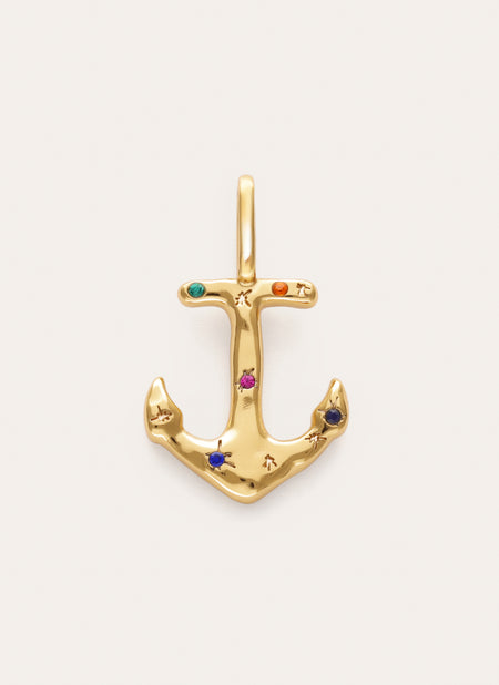 Charm Ancla Baño Oro