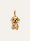 Charm Caniche Toy Baño Oro