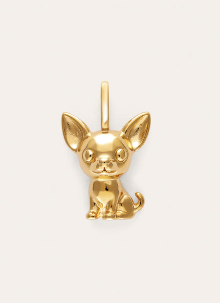 Charm Chihuahua vergoldet