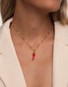 Chili Pepper Gold Charm 