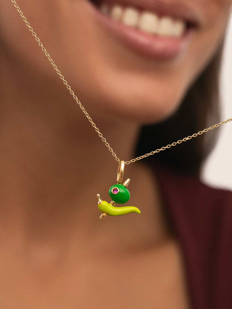 Gilda Charm, vergoldet