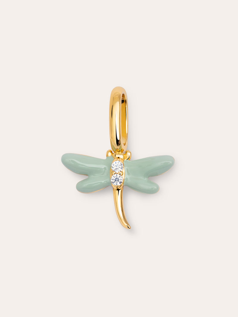 Charm Libélula Baño Oro