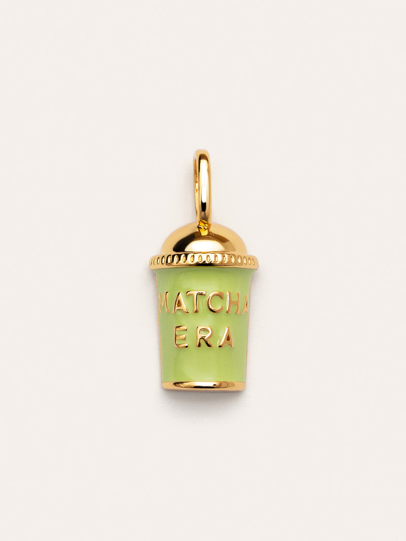 Charm Matcha Baño Oro
