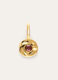 Charm Mini Pierre de Naissance Argent Plaqué Or