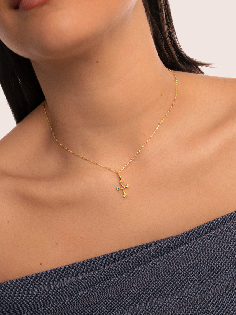 Charm Mónica Cruz Silber Vergoldet