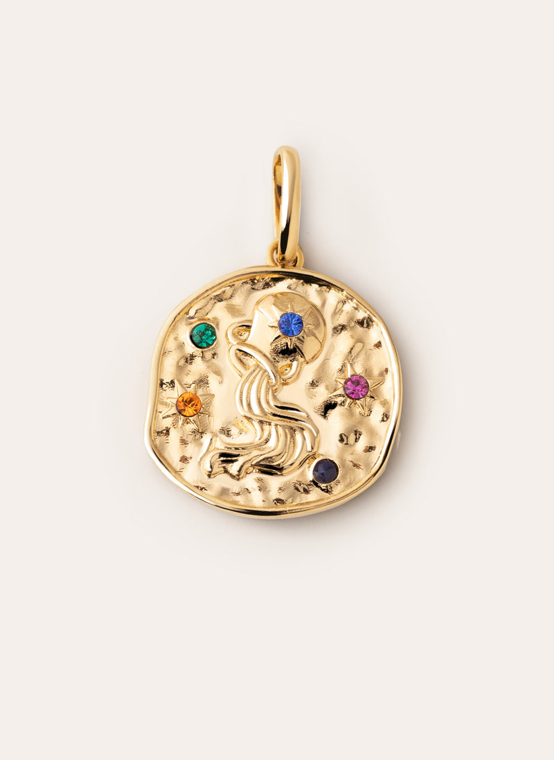 Charm Organic Colors Zodíaco Banho de Ouro