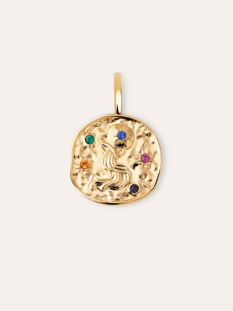 Charm Organic Colors Zodíaco Banho de Ouro