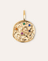 Charm Organic Colors Zodiaco Placcato Oro