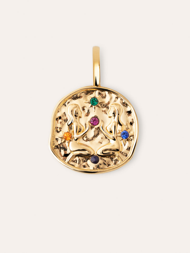 Charm Organic Colors Zodiaco Placcato Oro