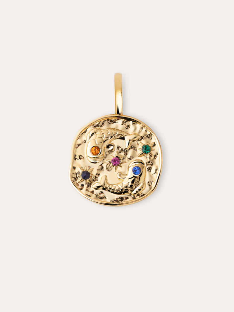 Charm Organic Colors Zodíaco Banho de Ouro