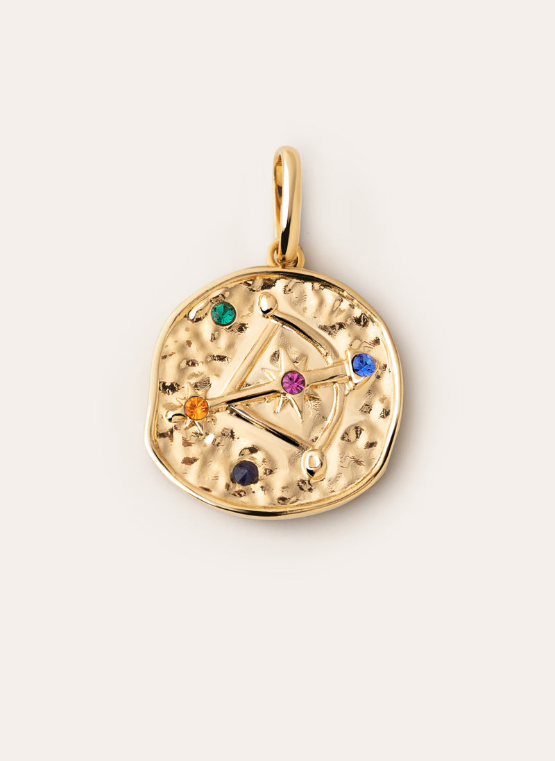 Charm Organic Colors Zodíaco Banho de Ouro