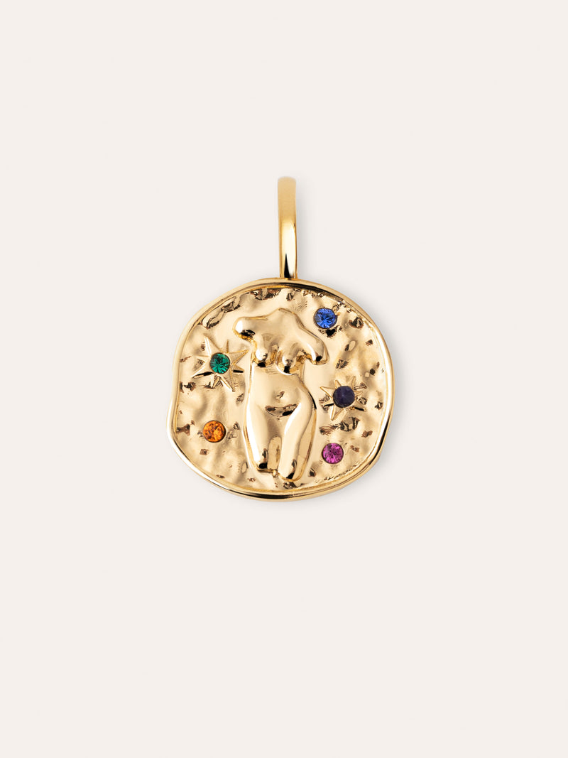 Charm Organic Colors Zodíaco Banho de Ouro