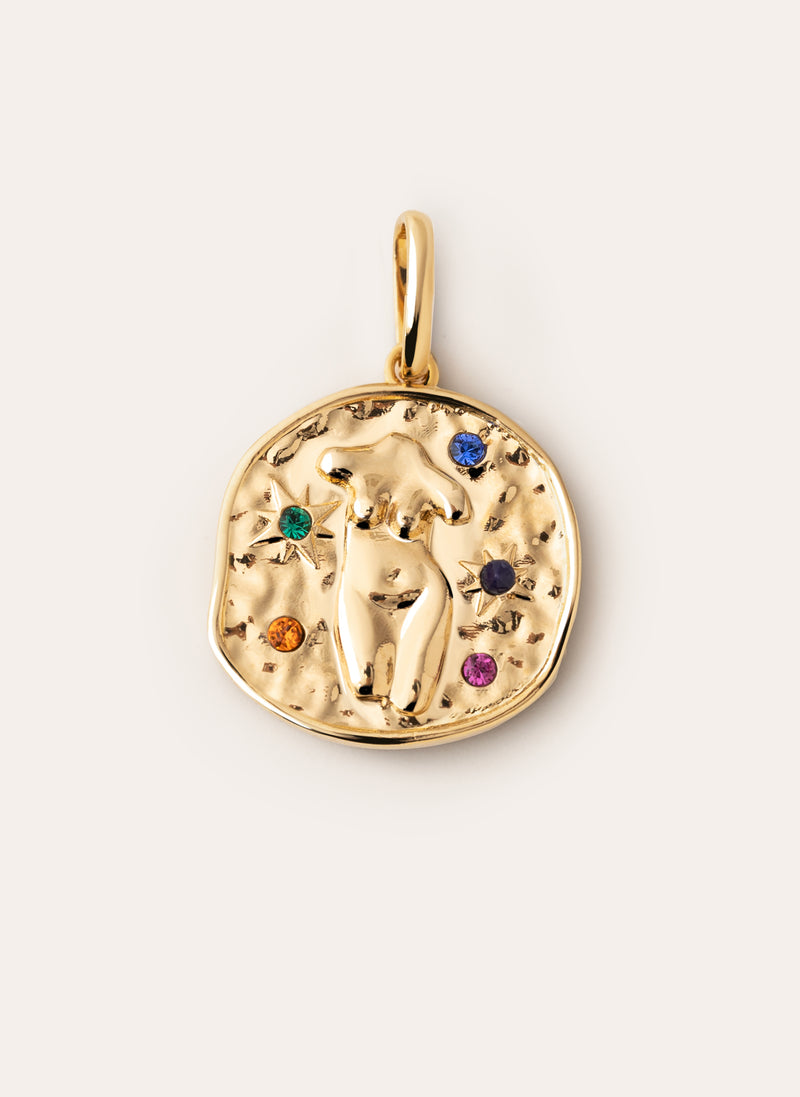 Charm Organic Colors Zodíaco Banho de Ouro