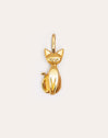 Salem Cat Enamel Pink Gold Charm