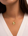 Solei Turquoise Gold Charm