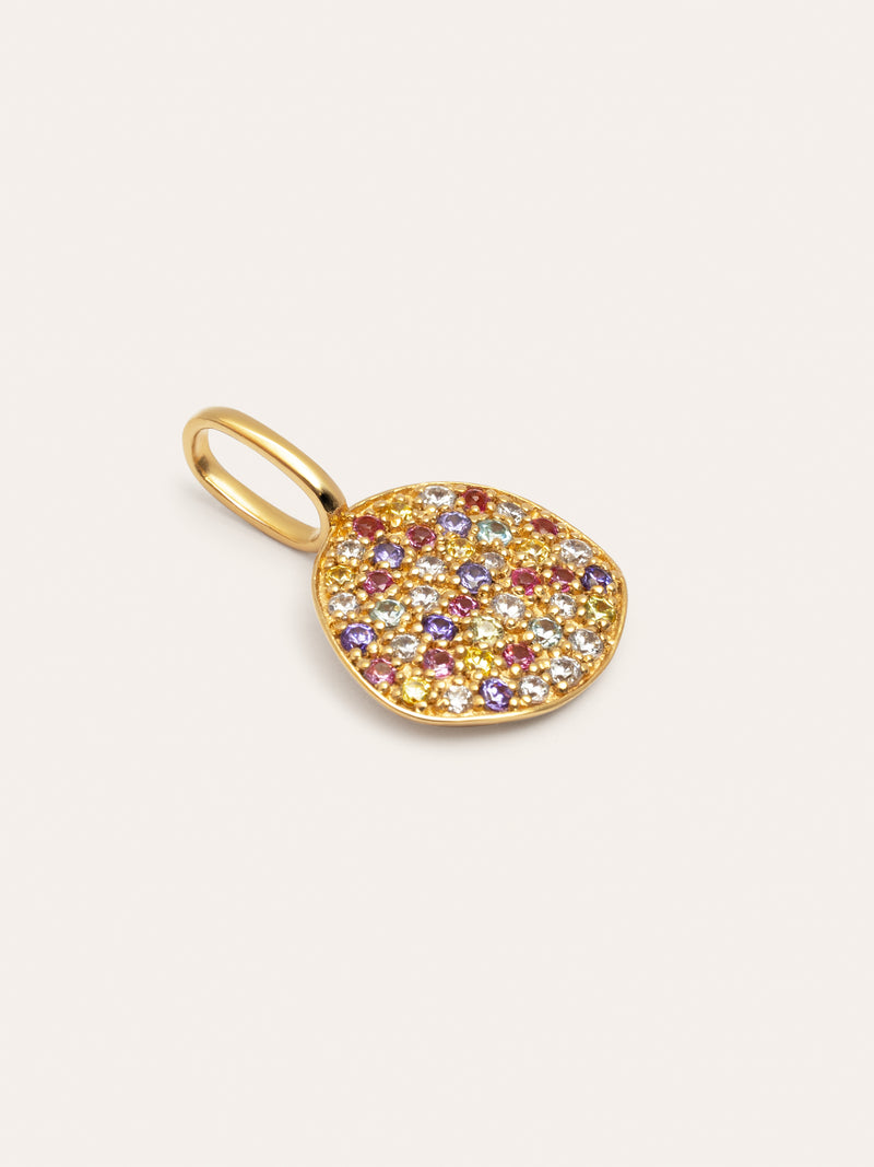 Charm Stellar Colors Plata Baño Oro