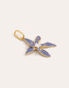 Summer Flower Gold Charm