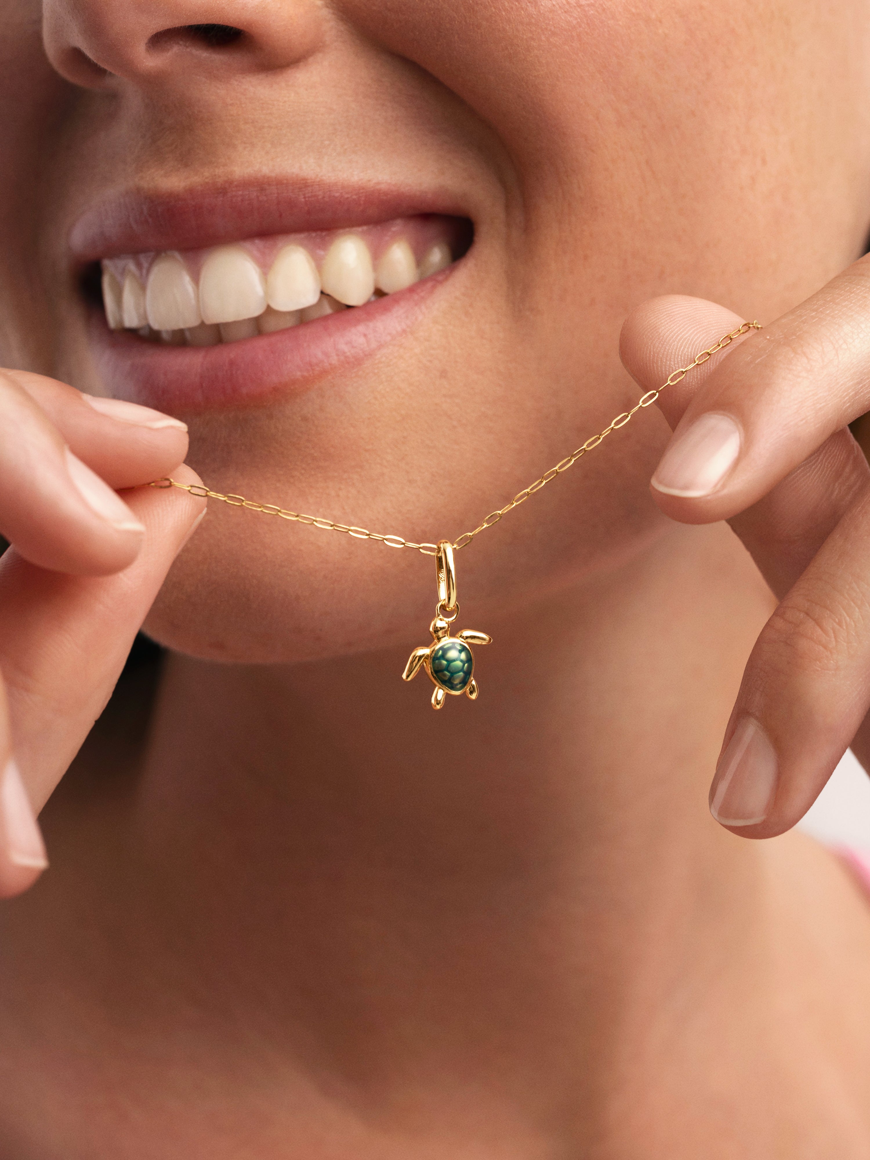 Charm Tortuga Baño Oro