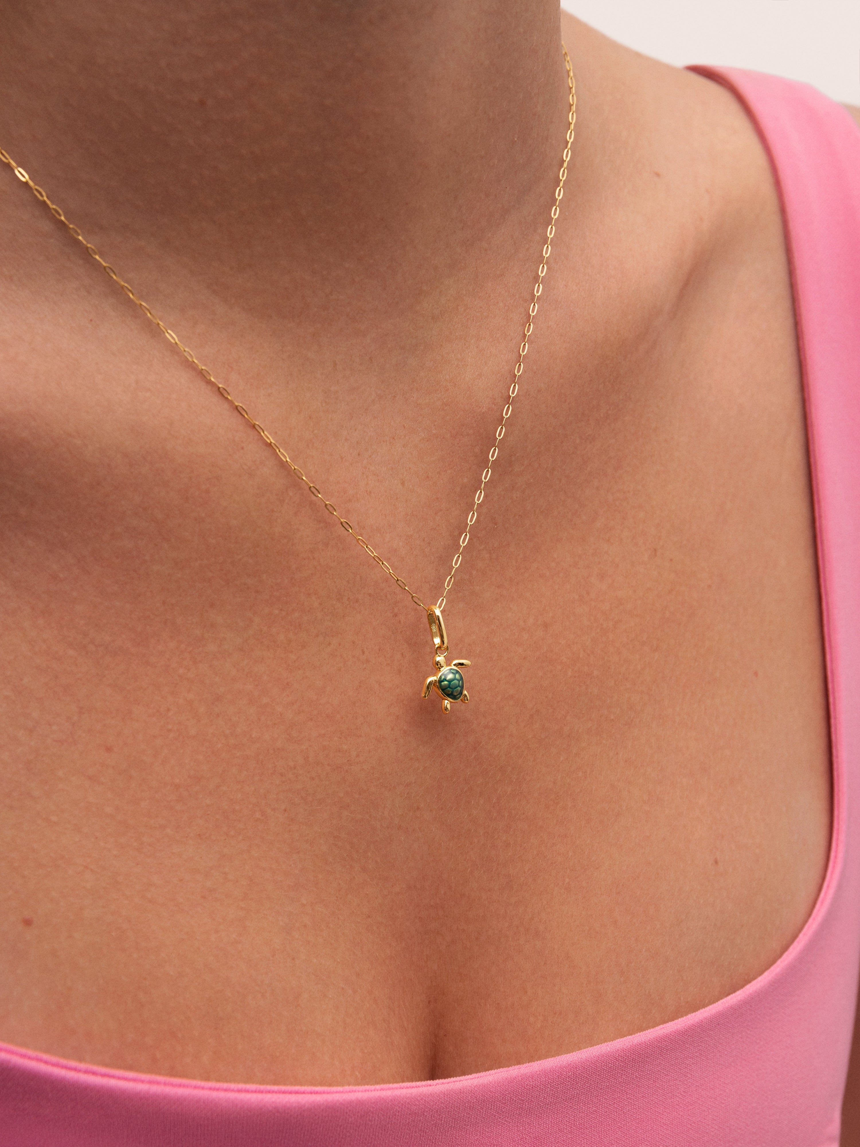 Charm Tortuga Baño Oro