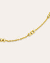 Triple Dots Gold Necklace