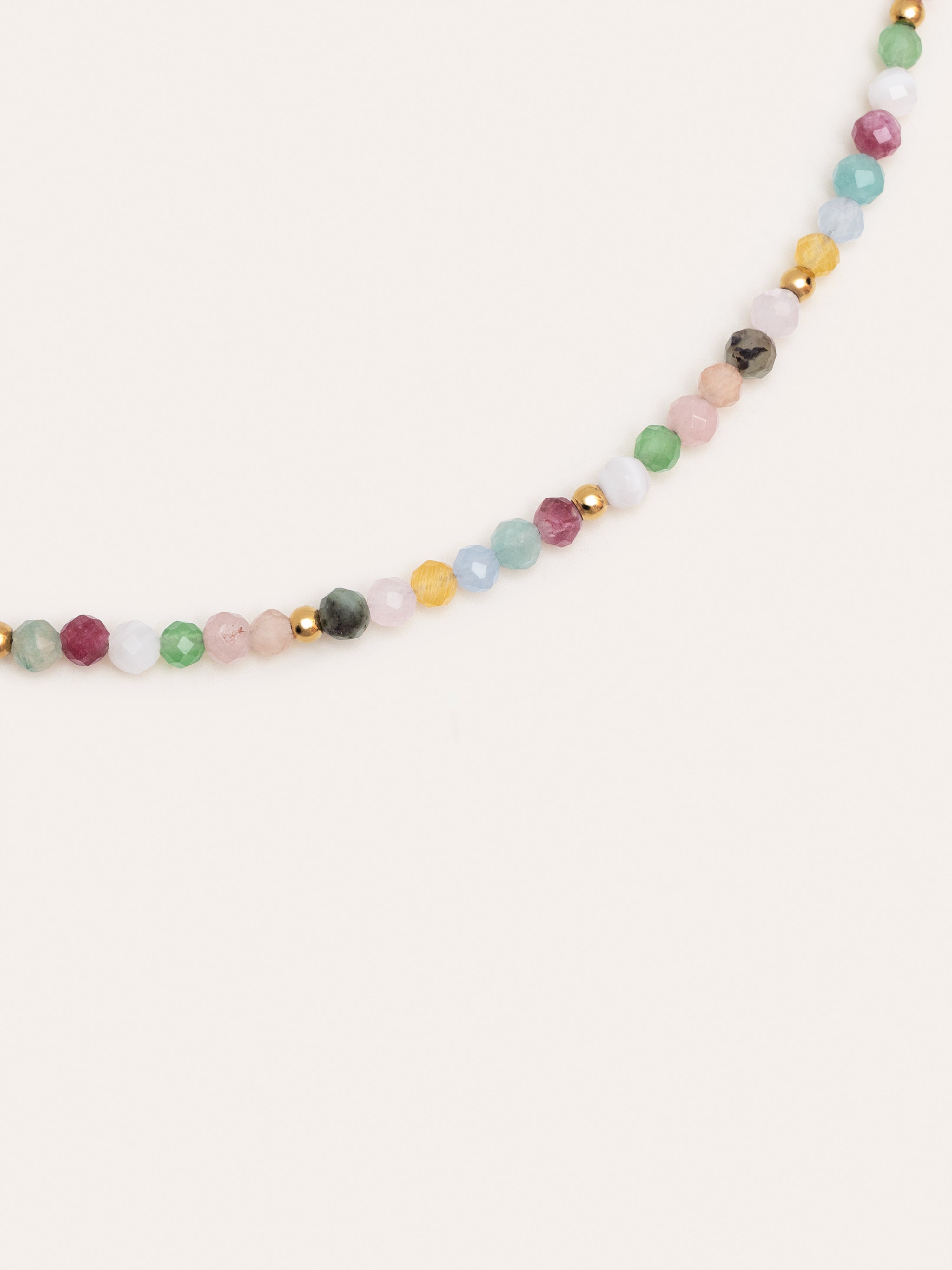 SINGULARU - Bracciale Altea Dots Syra Rose Acciaio. Acciaio con Placcatura Oro 18Kt e Pietre Naturali. Gioielli da Donna SINGULARU - Bracciale Altea Dots Syra Rose Acciaio. Acciaio con Placcatura Oro 18Kt e Pietre Naturali. Gioielli da Donna