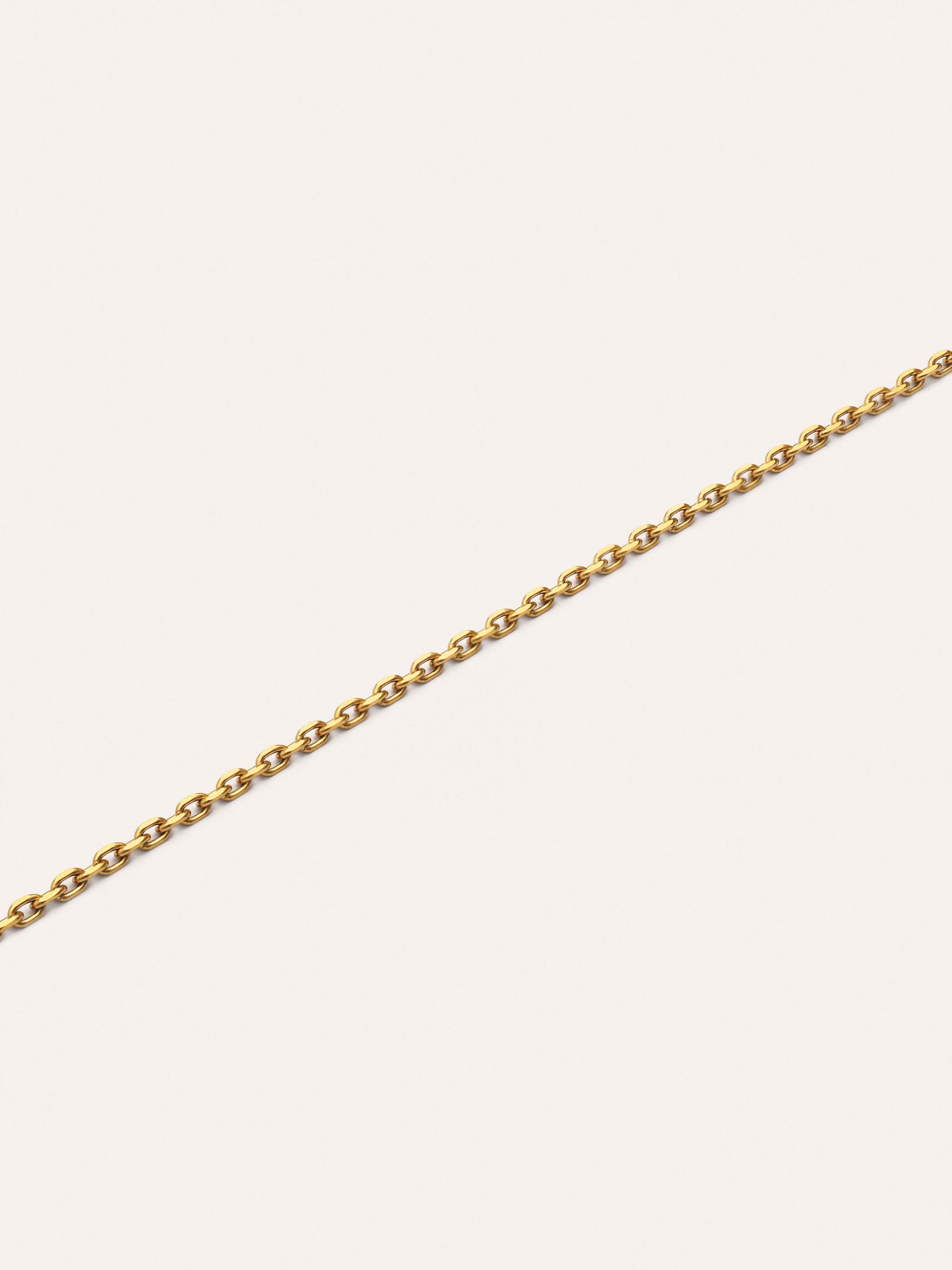 Collar Ana Acero Baño Oro