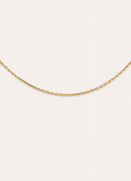 Halskette Ana Edelstahl vergoldet